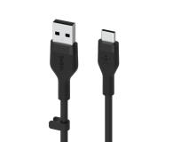 BELKIN Kabel BoostCharge USB-A do USB-C silikonowy 3m, czarny CAB008bt3MBK - 733218 - zdjęcie 2